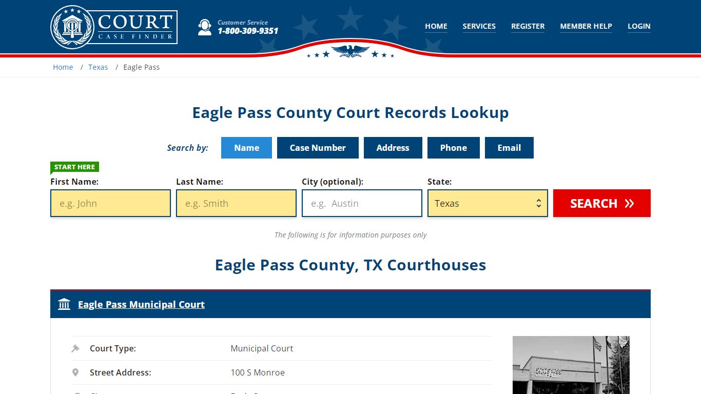 Eagle Pass County Court Records | TX Case Lookup