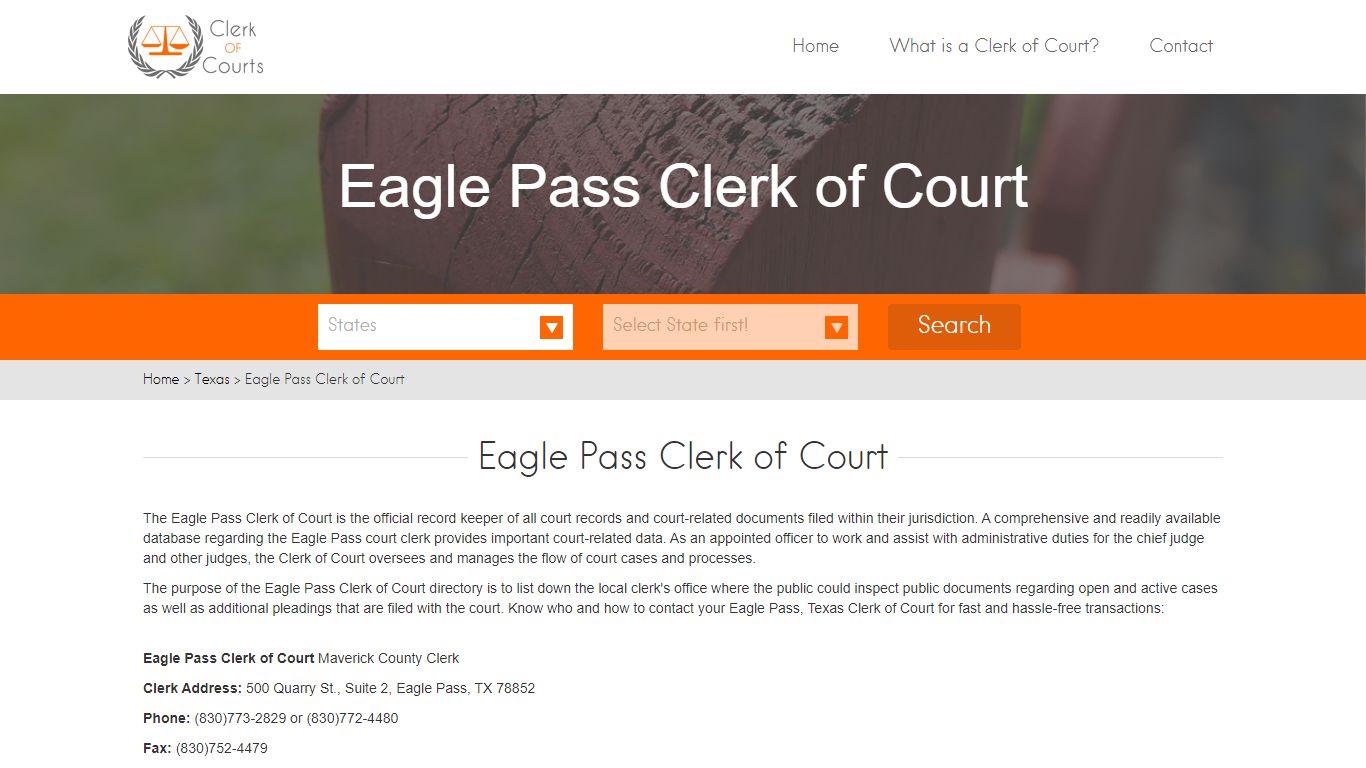 Eagle Pass Clerk of Court